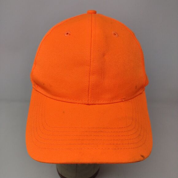 Signatures Mens Snapback Hat Orange OSFM Hunter's Orange Bright - Picture 2 of 13